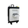  Small Size Luggage Box Type Gausaian 100w 200w Washer Pulsed Fiber Laser Cleaning Machine