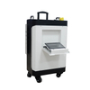  Small Size Luggage Box Type Gausaian 100w 200w Washer Pulsed Fiber Laser Cleaning Machine