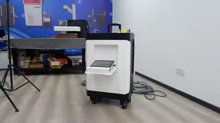 2023 New Arrival Luggage Pulse Cleaning Machine Working for Sheet Metal Surface Treatment And Cultural Protection Field And Mold
