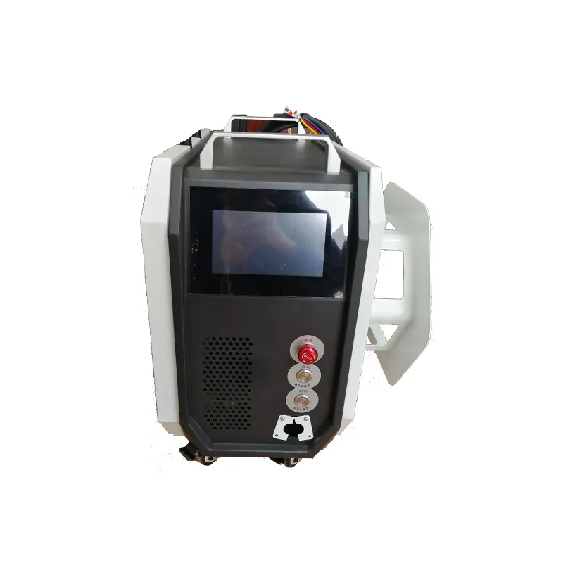 Light Weight High Quality Luggage Style Fiber Pulse Laser Cleaning Machine 100W 200W 300W For Removing Rust And Oil.