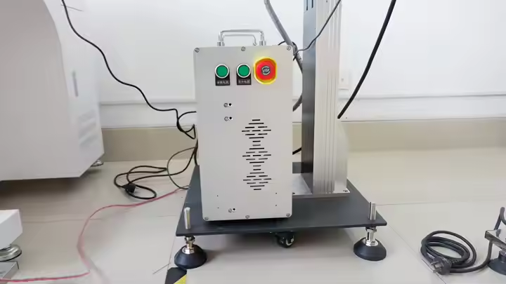 30w Flying Fiber Laser Marking Machine Automatic Engraving Machine 