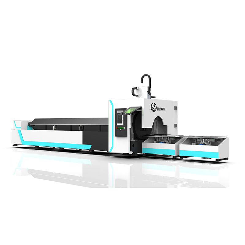 New Design Two-chuck Precision Beveling Laser Tube Cutting Machine Laser Cnc Fiber Laser Cutter For Metal Steel Pipe