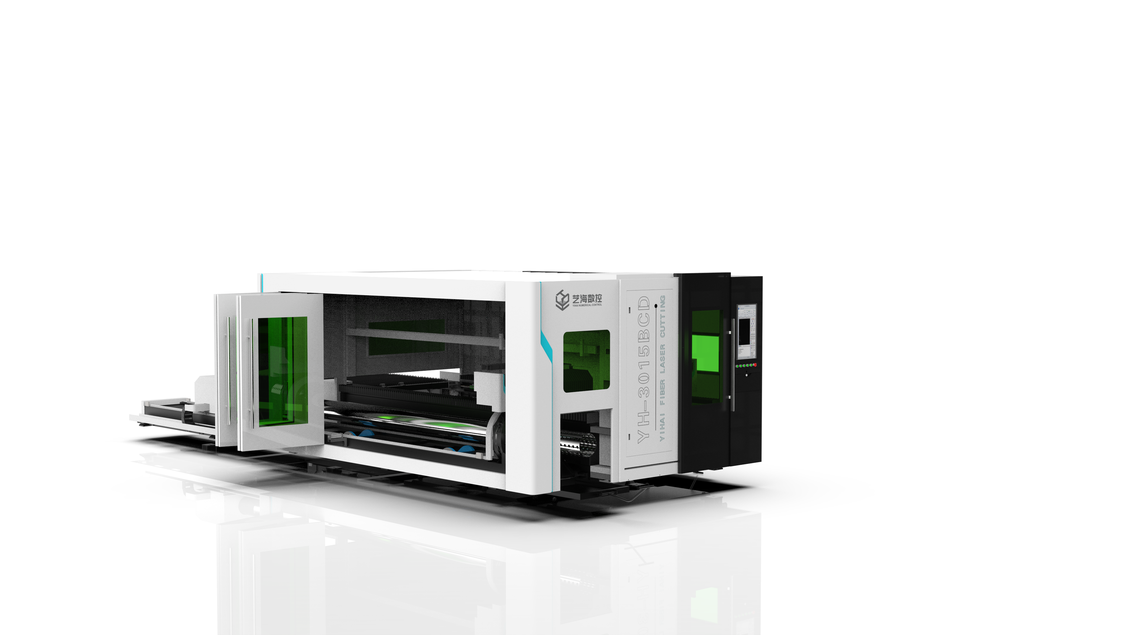 Fully Enclosed Fiber Laser Cutting Machine For Iron Stainless Steel Carbon Steel Cutting Cnc