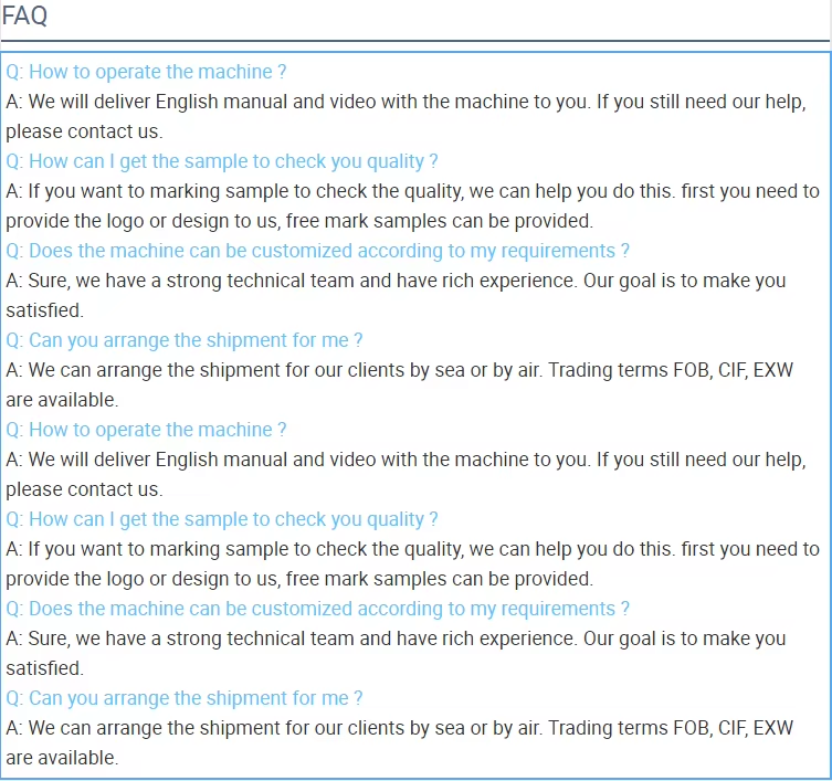FAQ