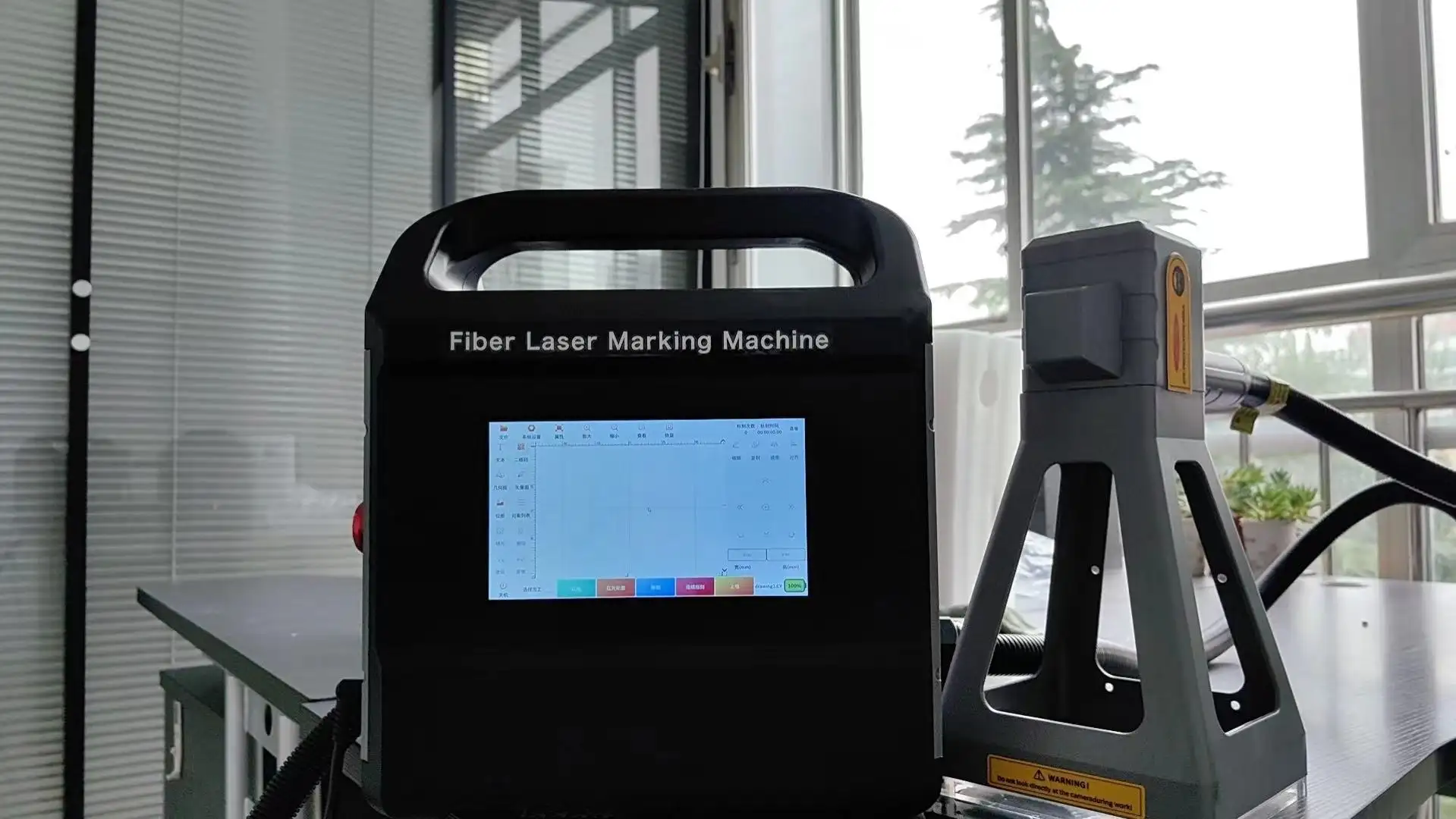 Easy Carrying Portable Laser Marker Small Metal Marking Machine Automotive Glass Wood Plastic Portable Engraving Printing