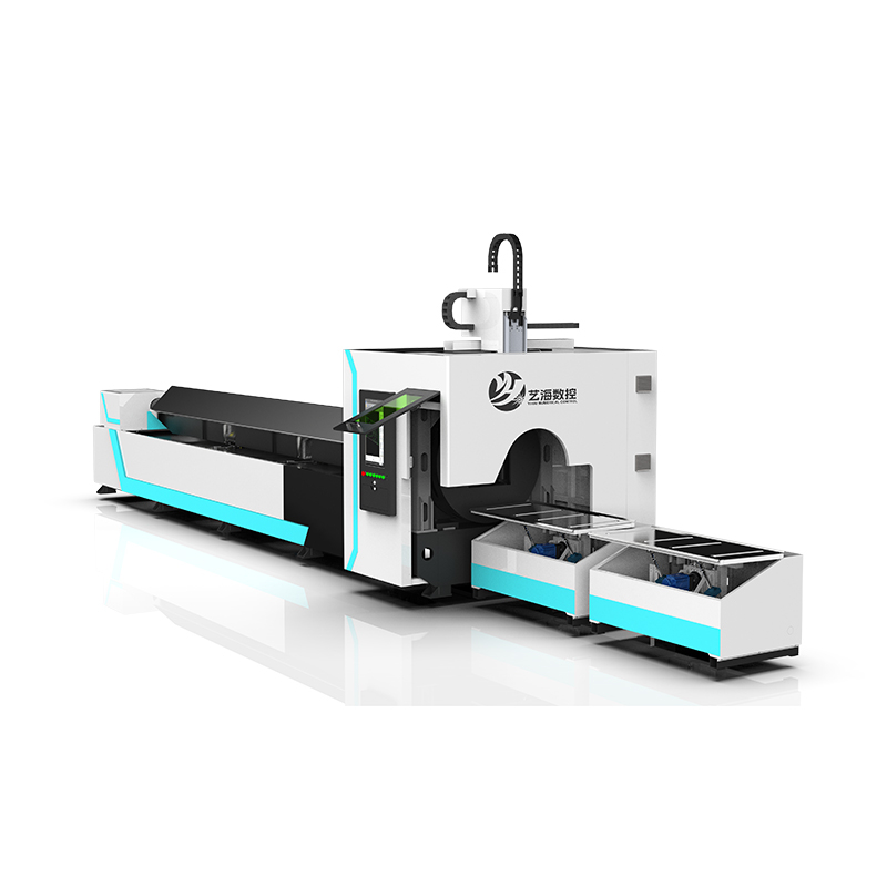 New Design Two-chuck Precision Beveling Laser Tube Cutting Machine Laser Cnc Fiber Laser Cutter For Metal Steel Pipe