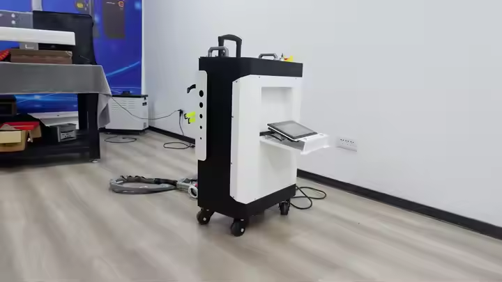 300w Pulsed Handheld Fiber Laser Cleaning Metal Machine Remove Rust Manufacturers
