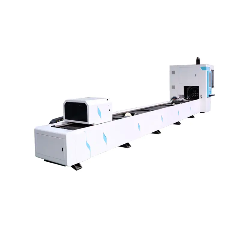 Pipe Laser Cutting Machine Cnc Fiber Tube Laser Cutting Or Cutter Machines China Stainless Steel Carbon Steel Max Reci Raycus