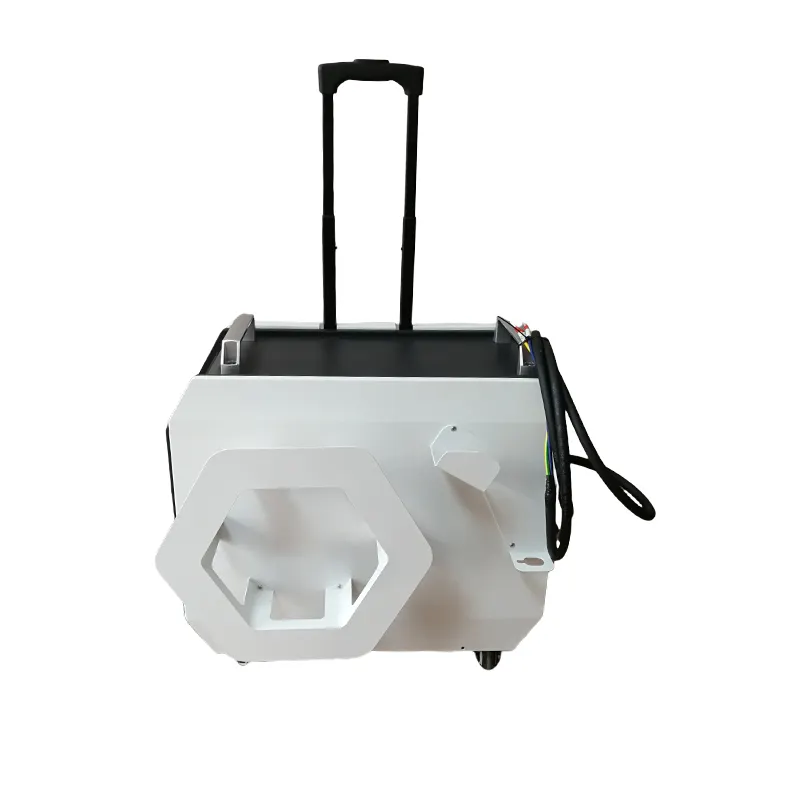 Light Weight High Quality Luggage Style Fiber Pulse Laser Cleaning Machine 100W 200W 300W For Removing Rust And Oil.