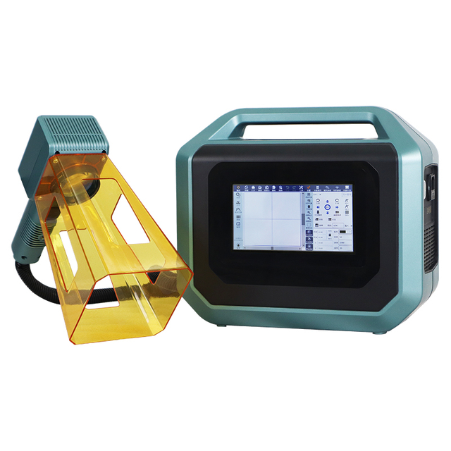 Easy To Operate New Style 50w Mini Handheld Fibre Laser Logo Marking Machine for Metal With Best Price